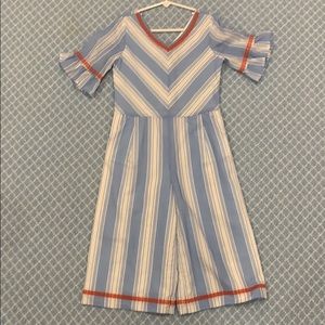 Janie and Jack baby blue stripe jumper